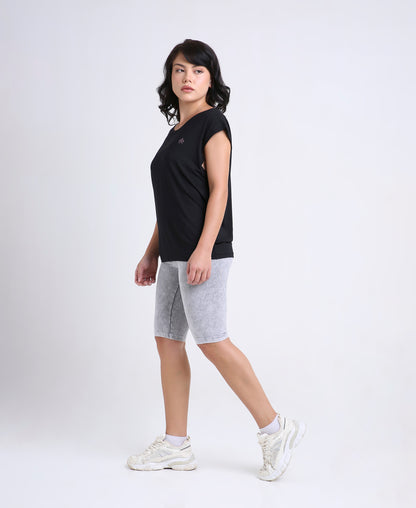Black Relaxed Fit Top