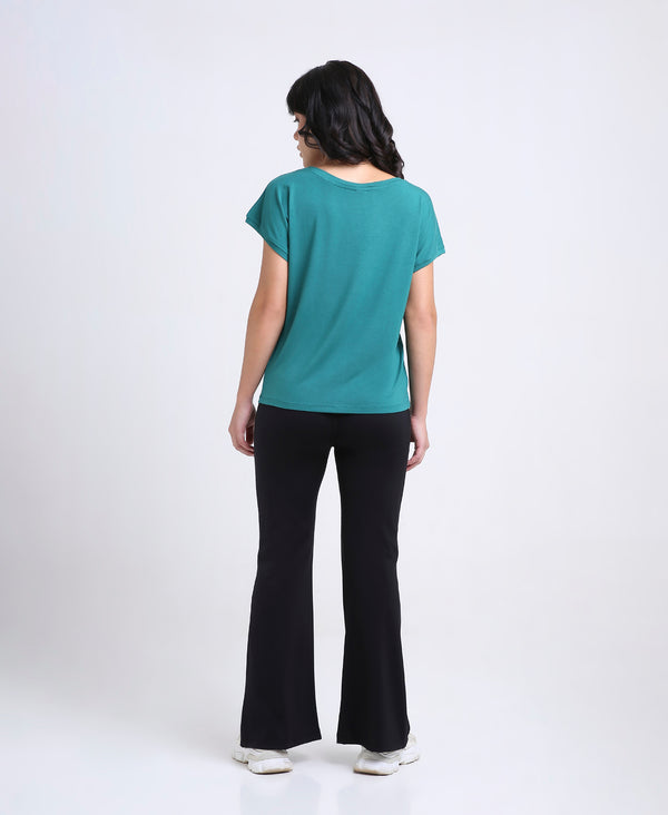 Teal Activewear Top