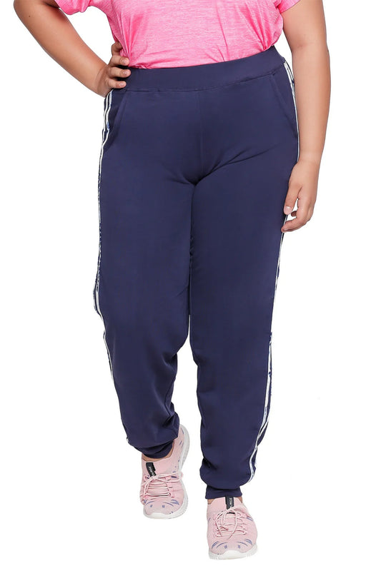 Joggers With Side Stripe - Plus Size