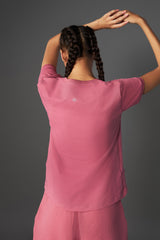 Tuna Active Vintage Pink Knotted Top