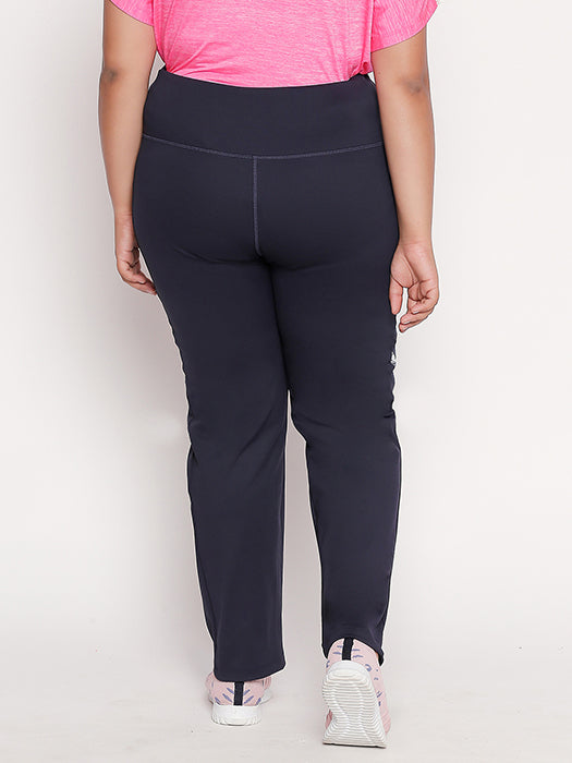 Tuna London Iris Navy Polyblend Track Pant for women