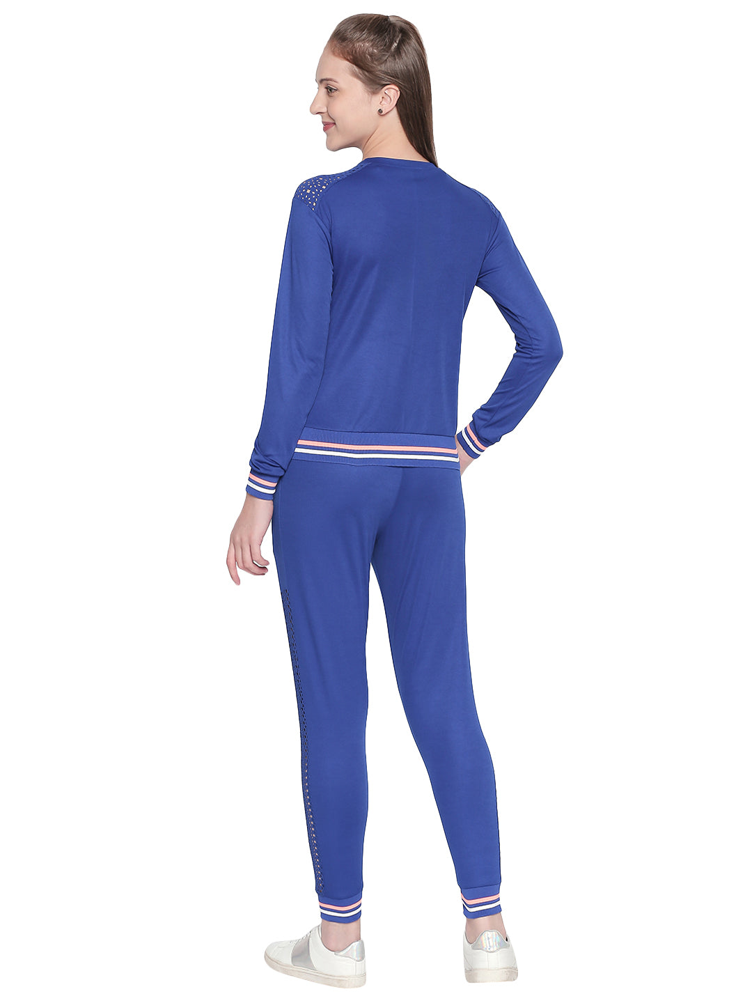 Royal Blue Color Regular fit Round Neck Full Sleeve sweat Top
