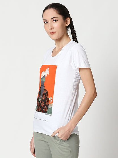 Duende Printed cotton tee