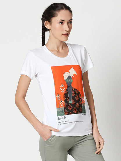 Duende Printed cotton tee